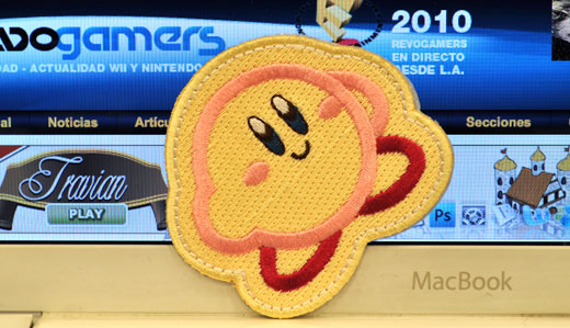 Pegatina cosida de Kirby's Epic Yarn