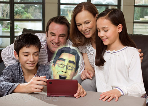 Fotomontaje previo a la presentación de Nintendo 3DS