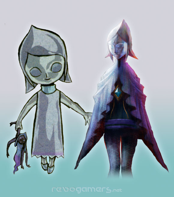 Arte de Zelda Wii y la Reina de las Hadas