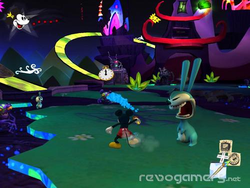 Epic Mickey Wii pantalla