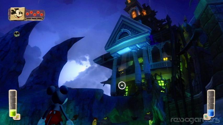 Pantalla de Epic Mickey - versión E3 2010